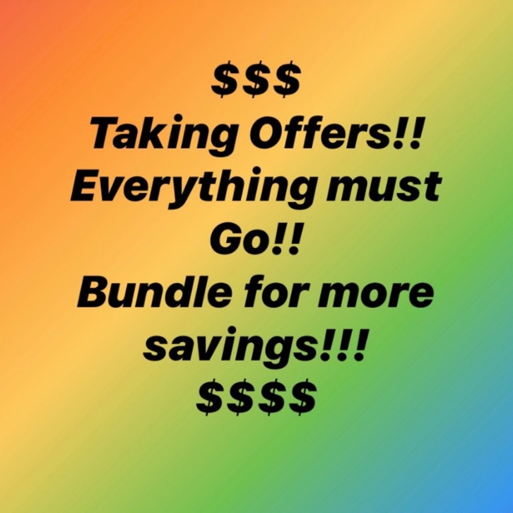 Closet Clear Out Sale